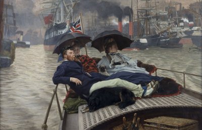 Die Themse, 1876 von James Jacques Joseph Tissot